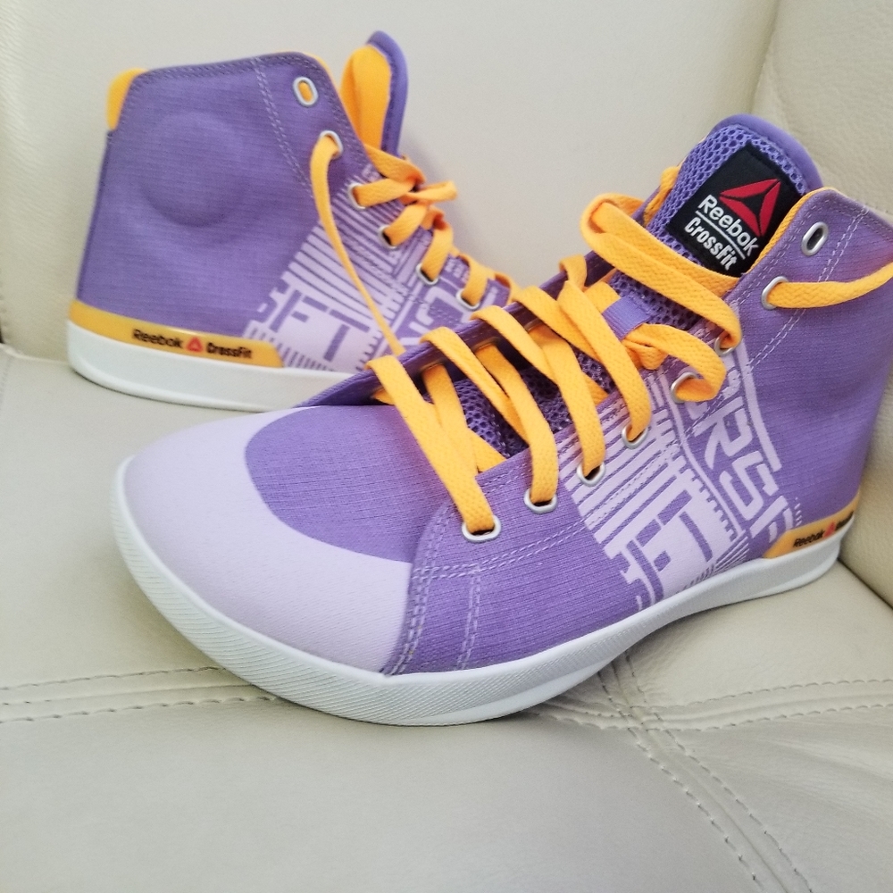 Reebok Crossfit Lilac Purple & neon orange sneaker